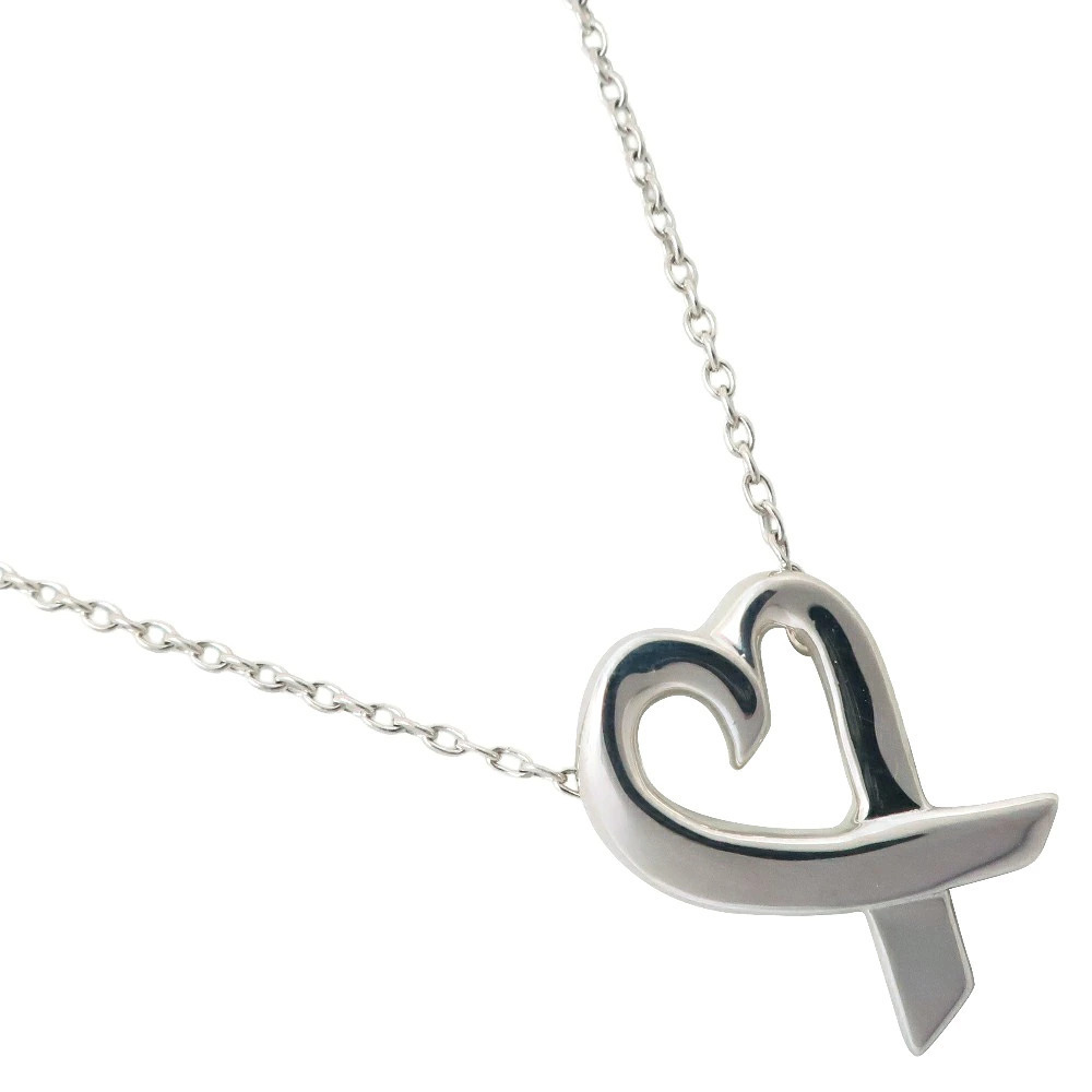 Tiffany Co Loving Heart Necklace Paloma Picasso Sterling Silver